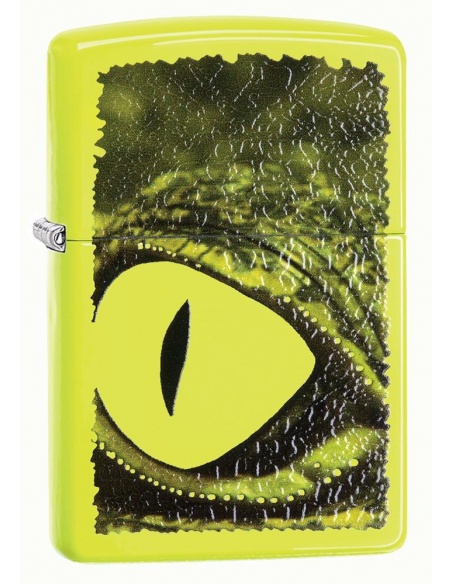 Zapalniczka Zippo 29414 Alligator Green Eye Neon Yellow 