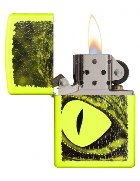 Zapalniczka Zippo 29414 Alligator Green Eye Neon Yellow 