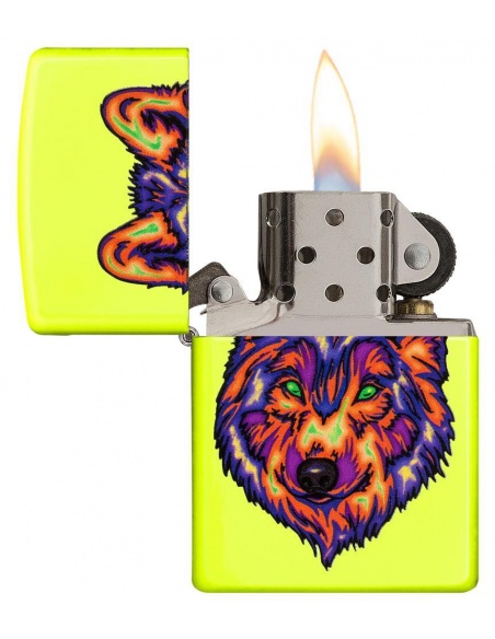 Zapalniczka Zippo 29639 Neon Wolf Neon Yellow