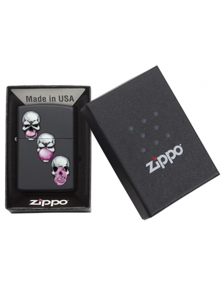 Zapalniczka Zippo 29398 Skulls With Bubble Gum