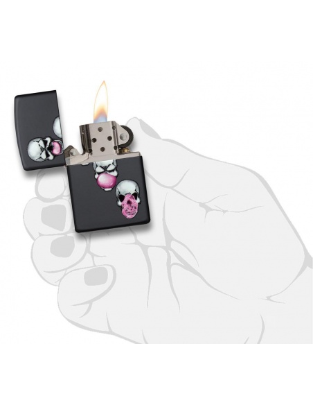 Zapalniczka Zippo 29398 Skulls With Bubble Gum