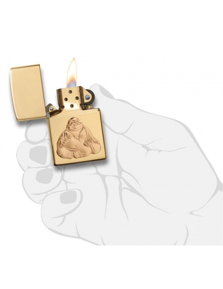 Zapalniczka Zippo 29626 Laughing Buddha Happy Emblem