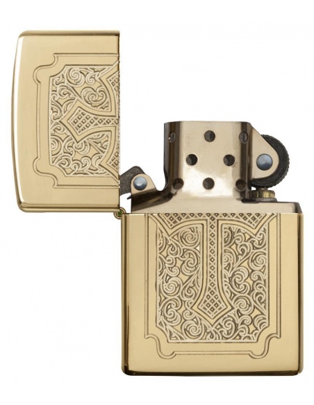 Zapalniczka Zippo 29436 Eccentric Deep Carved Cross Armor