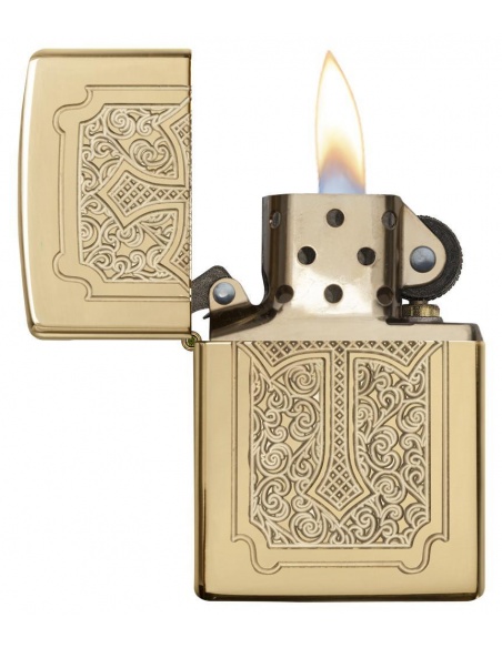 Zapalniczka Zippo 29436 Eccentric Deep Carved Cross Armor