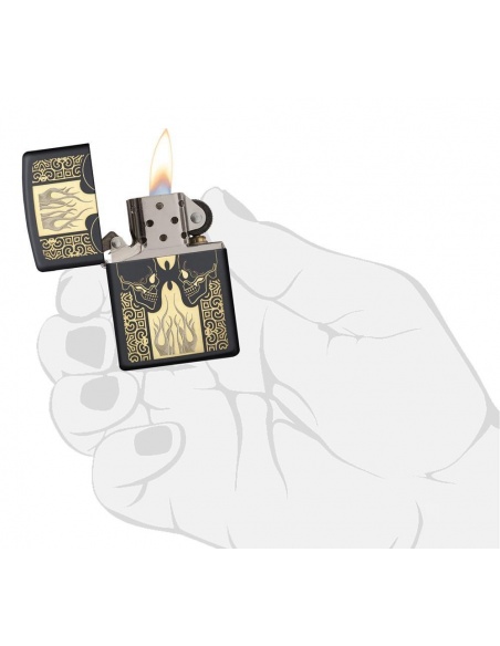 Zapalniczka Zippo 29404 Skulls-Face Off