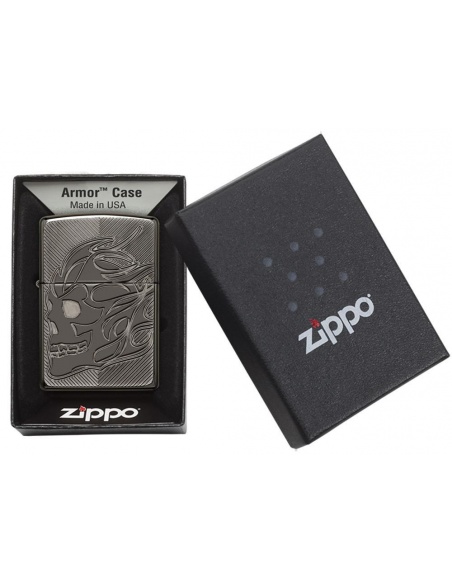 Zapalniczka Zippo 29230 Armor Deep Carve Skull