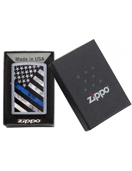 Zapalniczka Zippo 29551 Blue Line Police Flag