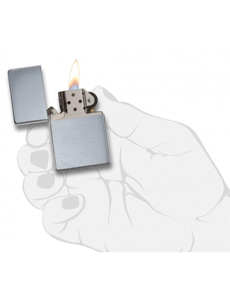 Zapalniczka Zippo 230 Vintage Brushed Chrome