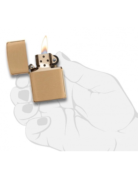 Zapalniczka Zippo 168 Armor Brushed Brass
