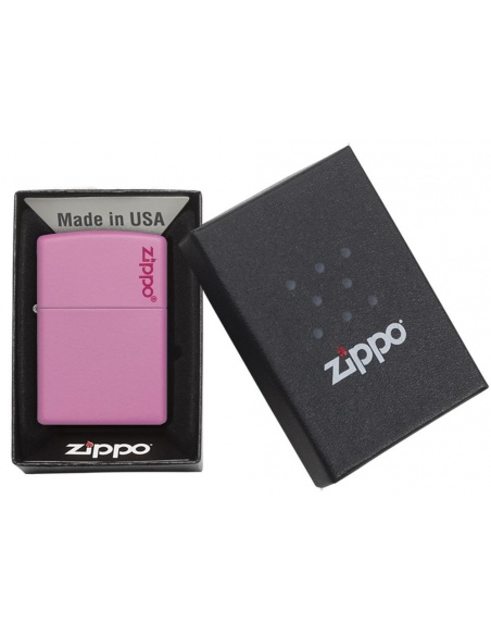 Zapalniczka Zippo 238ZL Pink Matte with Zippo Logo