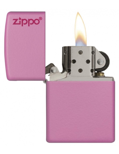 Zapalniczka Zippo 238ZL Pink Matte with Zippo Logo