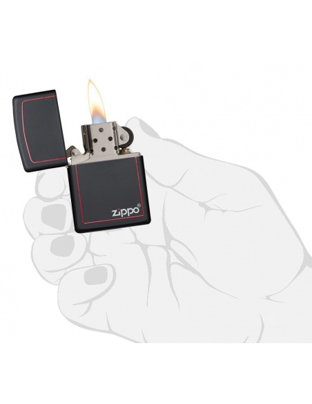 Zapalniczka Zippo 218ZB Classic Black and Red Zippo