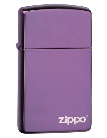 Zapalniczka Zippo 28124ZL Slim High Polish Purple Zippo Logo