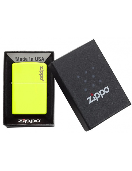 Zapalniczka Zippo 28887ZL Neon Yellow Zippo Logo