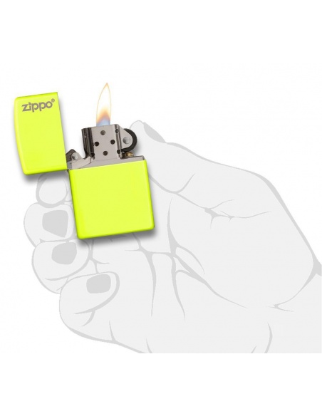 Zapalniczka Zippo 28887ZL Neon Yellow Zippo Logo