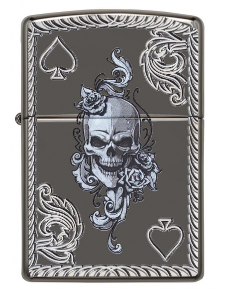Zapalniczka Zippo 29666 Ace of Spades-Skull