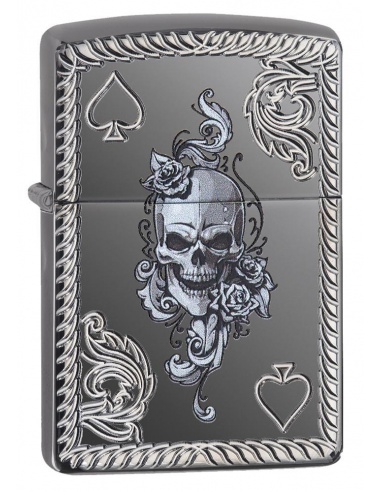 Zapalniczka Zippo 29666 Ace of Spades-Skull