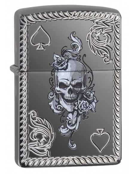 Zapalniczka Zippo 29666 Ace of Spades-Skull