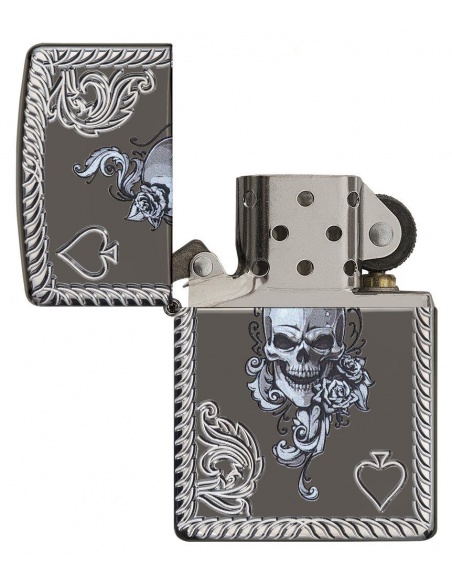 Zapalniczka Zippo 29666 Ace of Spades-Skull