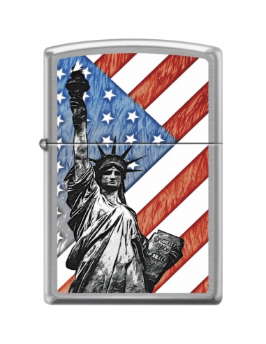 Zapalniczka Zippo 7619 Statue of Liberty-Flag