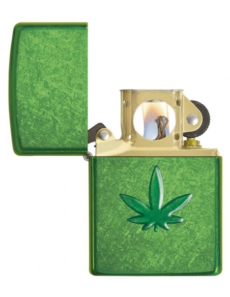 Zapalniczka Zippo 29673 Marijuana Leaf Pipe