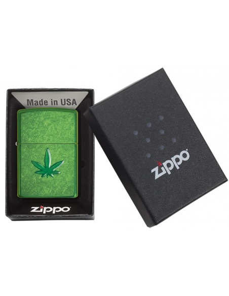 Zapalniczka Zippo 29673 Marijuana Leaf Pipe