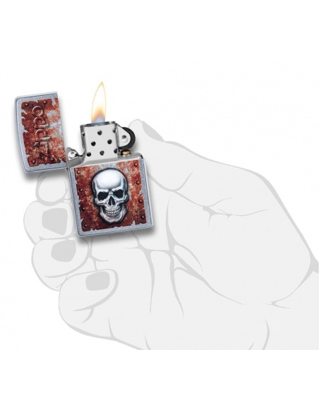 Zapalniczka Zippo 29870 Rusted Skull Design