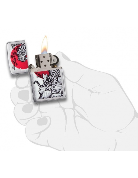 Zapalniczka Zippo 29889 Tiger & Rising Sun