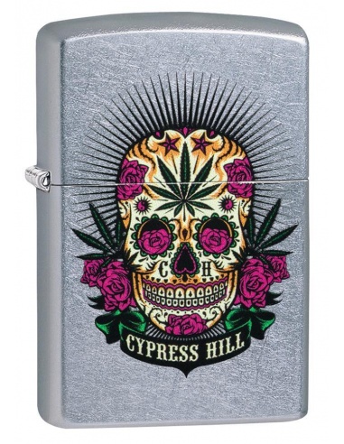 Zapalniczka Zippo 49011 Cypress Hill-Sugar Skull/Weed Design