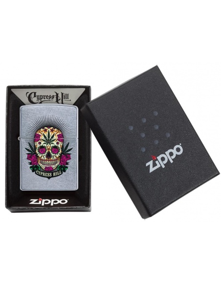 Zapalniczka Zippo 49011 Cypress Hill-Sugar Skull/Weed Design
