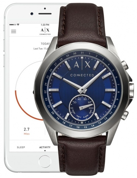 Hybrydowy smartwatch męski Armani Exchange Hybrid Smartwatch AXT1010