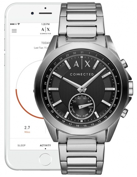 Hybrydowy smartwatch męski Armani Exchange Hybrid Smartwatch AXT1006