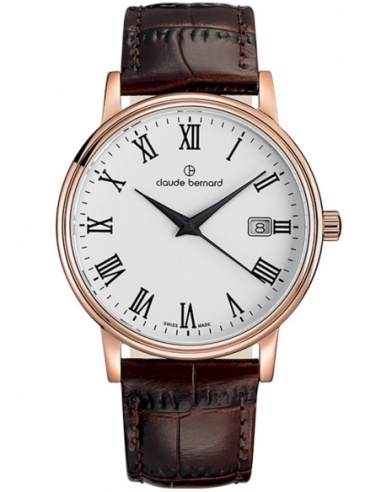 Zegarek męski Claude Bernard Classic 53007 37R BR