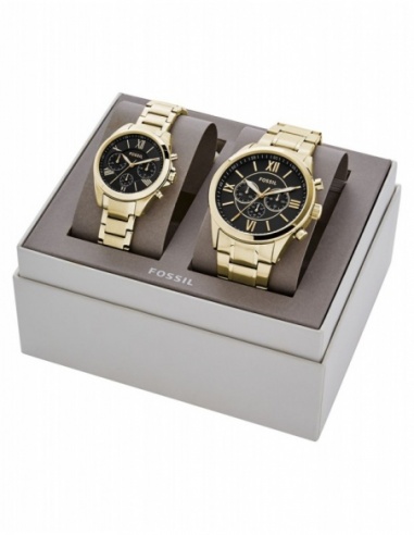 Zegarek unisex Fossil His and Her BQ2400SET