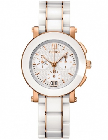 Zegarek unisex Fendi Round Ceramic F672140