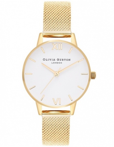 Zegarek damski Olivia Burton White Dial OB16MDW35