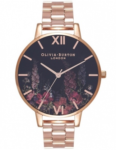 Zegarek damski Olivia Burton Dark Bouquet OB16WG45