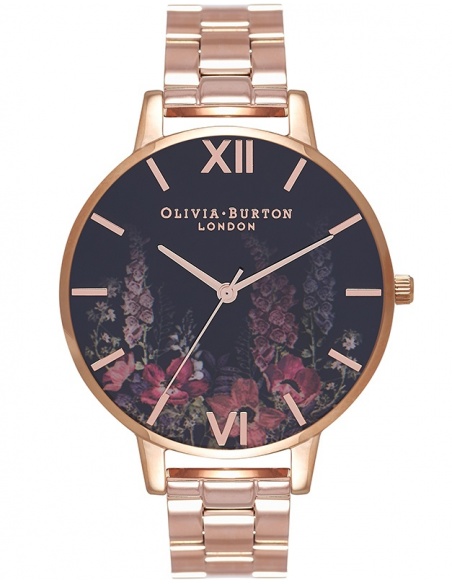 Zegarek damski Olivia Burton Dark Bouquet OB16WG45