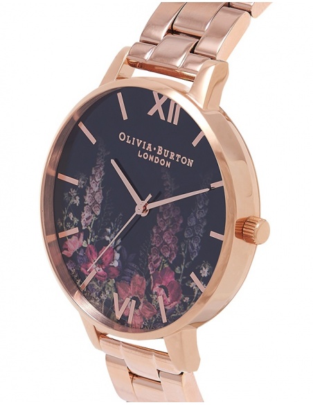 Zegarek damski Olivia Burton Dark Bouquet OB16WG45