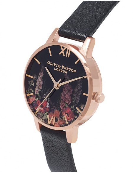 Zegarek damski Olivia Burton Dark Bouquet OB16WG43