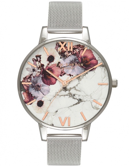 Zegarek damski Olivia Burton Marble Floral OB16MF09