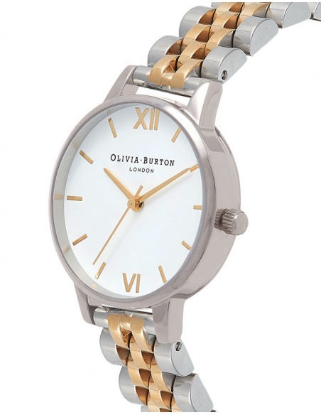 Zegarek damski Olivia Burton White Dial OB16MDW34