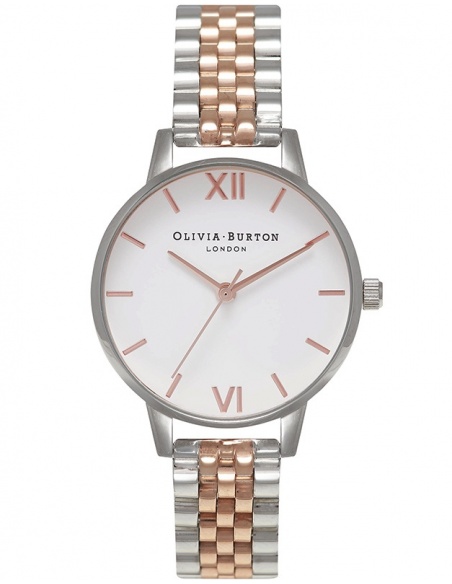 Zegarek damski Olivia Burton White Dial OB16MDW25