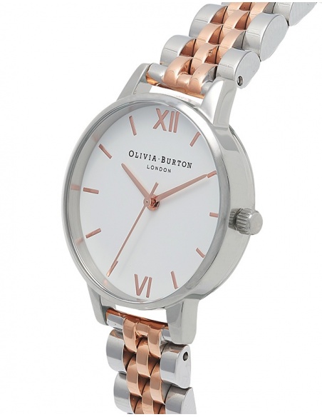 Zegarek damski Olivia Burton White Dial OB16MDW25