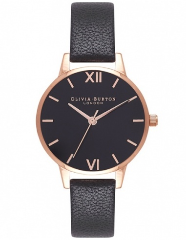 Zegarek damski Olivia Burton Black Dial OB16MD83