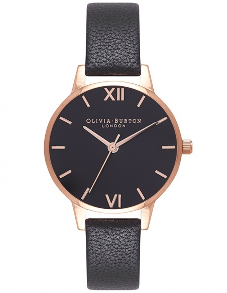 Zegarek damski Olivia Burton Black Dial OB16MD83