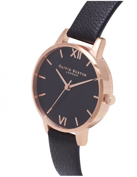 Zegarek damski Olivia Burton Black Dial OB16MD83