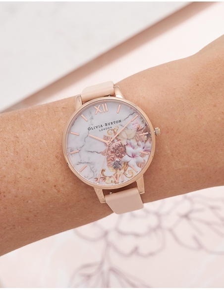 Zegarek damski Olivia Burton Marble Floral OB16CS12