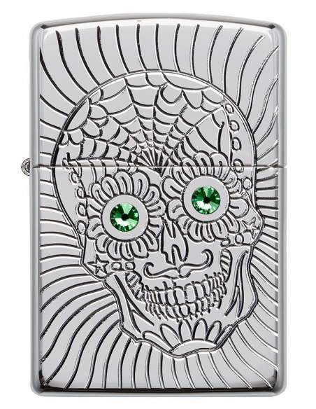 Zapalniczka Zippo 49172 Armor Sugar Skull Design