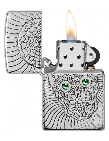 Zapalniczka Zippo 49172 Armor Sugar Skull Design